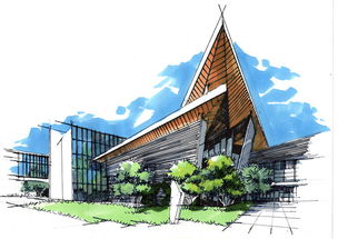 成都郎酒集團(tuán)總部建筑手繪臨摹昆明手繪培訓(xùn)帶詳細(xì)步驟圖